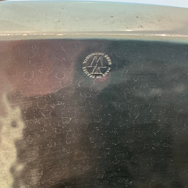 Metal Water Works, Normandy Drop in or Undermount Oval Hammered Sink For Sale - Image 7 of 7