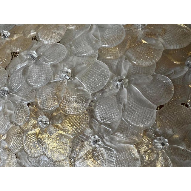 Ceiling Flower Lamp by Barovier & Toso, 1990s For Sale - Image 17 of 18