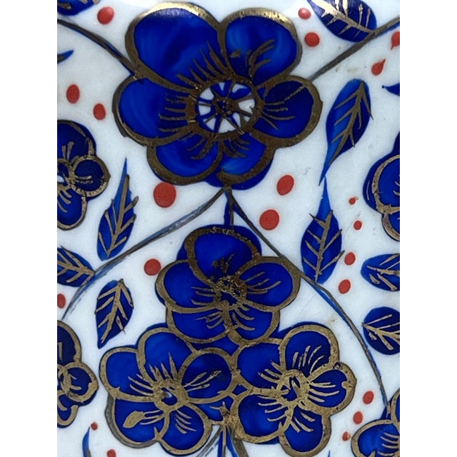 White Antique 1920's Persian Vessel + Lid For Sale - Image 8 of 12