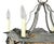 Arts & Crafts Arts & Crafts Wrought Iron and Mica Chandelier For Sale - Image 3 of 7