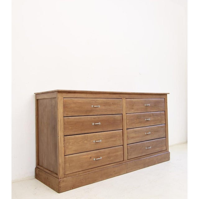 Wood Vintage Shop Drawer Cabinet, 1920s For Sale - Image 7 of 18