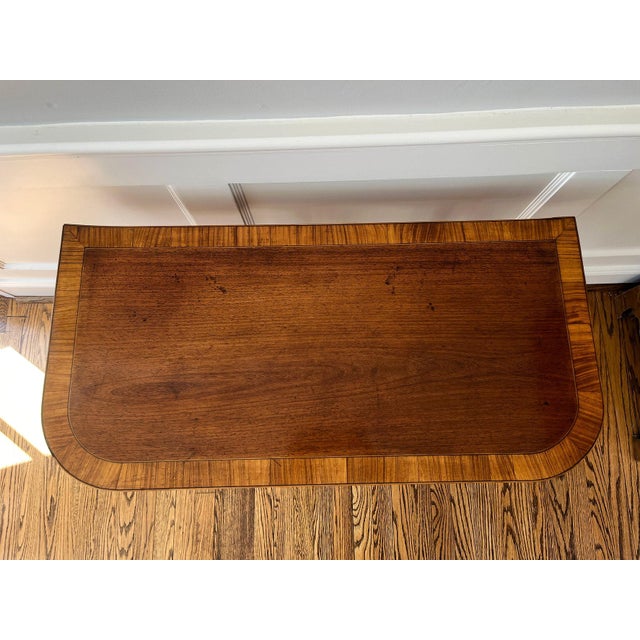 Neoclassical c. 1840-1860 Duncan Phyfe Style Flip Top Game Table For Sale - Image 3 of 13