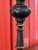 19th Century French Bronze Table Lamp With Baluster Column and Square Base For Sale - Image 6 of 12