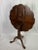Brown 1960s Chippendale Style Mahogany Scalloped Edge Round Tilt Top Table For Sale - Image 8 of 11