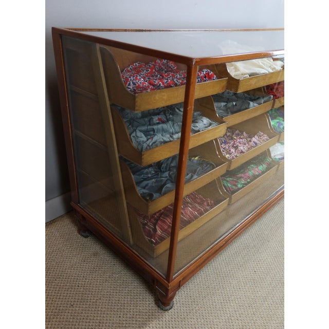 Walnut Display Dresser, 1930s For Sale - Image 10 of 13