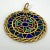 French 18 Karat Yellow Gold and Enamel Window Plique a Jour Pendant Medal, 1950s For Sale - Image 16 of 18