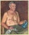 Vintage Boho Signed Original Oil Portrait of Man For Sale - Image 10 of 12