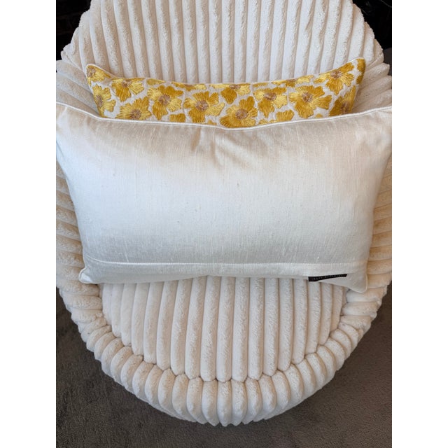 Made from silk, these pillows would be a unique addition to any room. Down inserts included. Anke Drechsel is a German...