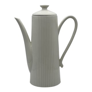 1950s Ribbed Coffee Pot / Server Designed by Ernest Sohn For Sale