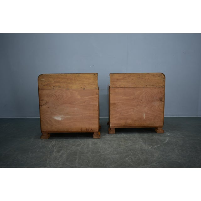 Vintage Art Deco Bedside Tables, Czechoslovakia, 1939s, Set of 2 For Sale - Image 16 of 18