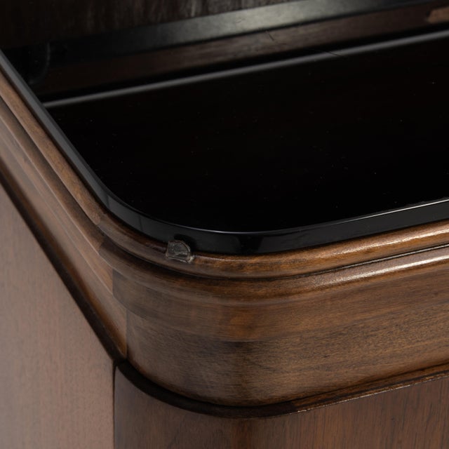 Hamilton Manufacturing Company Walnut Chrome Dental Cabinet Donald Deskey For Sale - Image 11 of 18