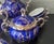 Ceramic Antique Deusca Porzellan Pure Silver Overlay Tea Set, Cobalt - 19 pcs For Sale - Image 7 of 10