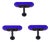 Postmodern Blue Jill Sconces by Perry King and Santiago Miranda for Arteluce, 1980s, Set of 3 For Sale