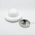 Metal Space Age UFO Ceiling Lamp in White Opaline Glass, Italy, 1970s For Sale - Image 7 of 15