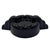 1950s 1950s Rare Black Stepped Streamline Art Deco Ceramic Ashtray For Sale - Image 5 of 6