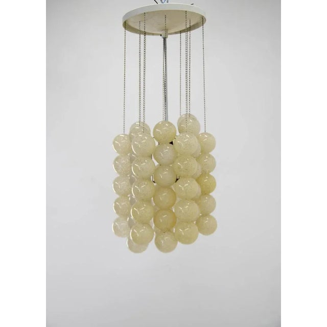 Metal Space Age Chandeliers by Napako, 1970s, Set of 3 For Sale - Image 7 of 13