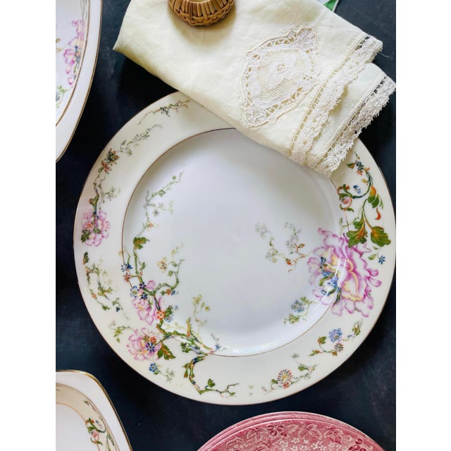 Stunning set of 11 mid-century Czechoslovakian, salad plates, marked Epiag, which is likely a pattern reference. These...