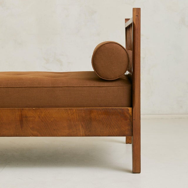 French Daybed in the Manner of Jacques Adnet, 1950s For Sale - Image 14 of 18