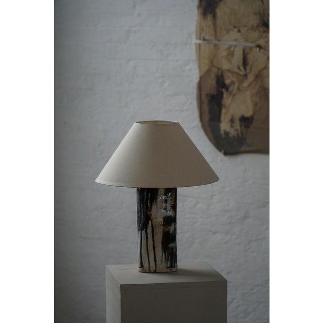 Mid-Century Danish Studio Ceramic Table Lamp from Jeppe Hagedorn-Olsen, 1960s For Sale - Image 10 of 18