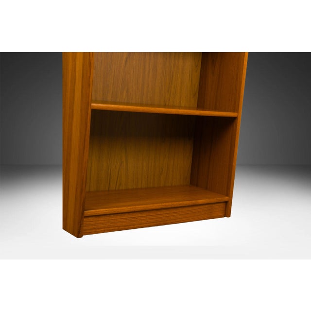 1960s Mid Century Teak Tall Bookcase 72" Tall For Sale - Image 5 of 12