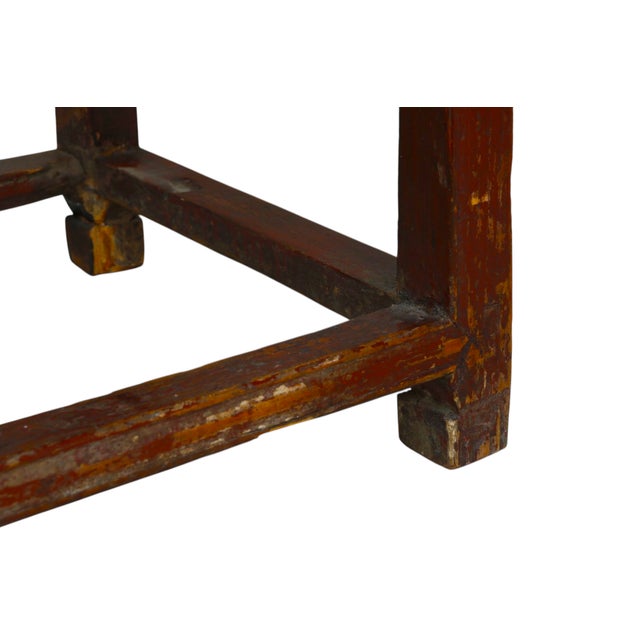 Antique Ming Style Tea Table For Sale - Image 11 of 11