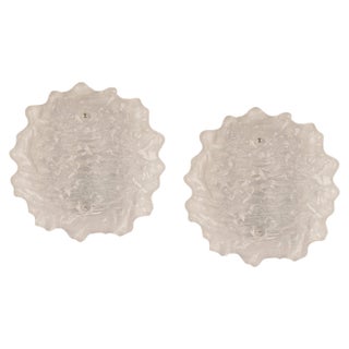 German Sputnik Murano Glass Wall Sconce from Peill & Putzler For Sale