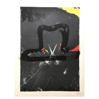 Joan-Pere Viladecans, Tribute to Joan Prats, 1975, Lithograph For Sale