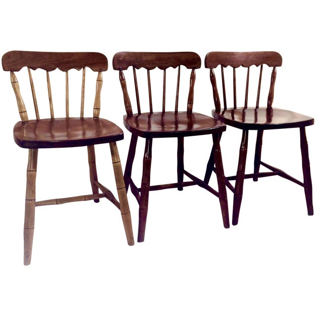 Cherry Valley Stickley Chairs Set of 3 Chairish