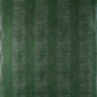 Schumacher Komodo Wallpaper in Forest Green For Sale