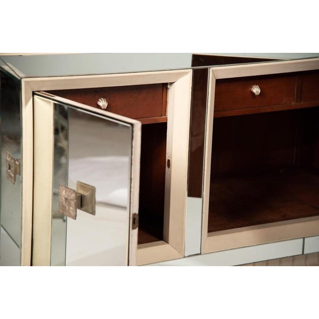 French Art Deco Mirror Sideboard, 1940s For Sale - Image 10 of 18