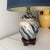 Late 20th Century Violet Floral Pottery Ginger Jar Table Lamp For Sale In Charleston - Image 6 of 10
