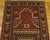 Late 19th Century 1870s Red Geometric Tribal Antique Caucasian Kazak Prayer Rug 3' X 4'9" Handknotted Wool Carpet For Sale - Image 5 of 7