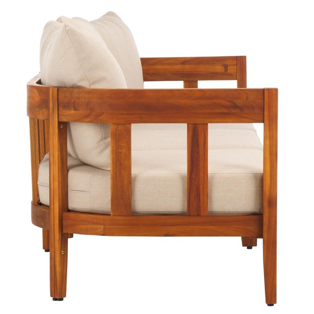 Owen 3 Seat Sofa, Natural/Taupe For Sale - Image 9 of 11