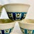 Vintage Chinoiserie Boho Chic Ceramic Pottery Sauce Cups - Set of 5. For Sale - Image 6 of 12
