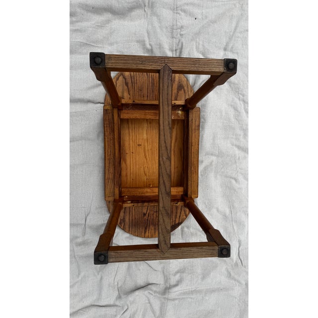 1940s Jamestown Solid Oak Coffee Table – Classic Traditional Design For Sale - Image 5 of 12