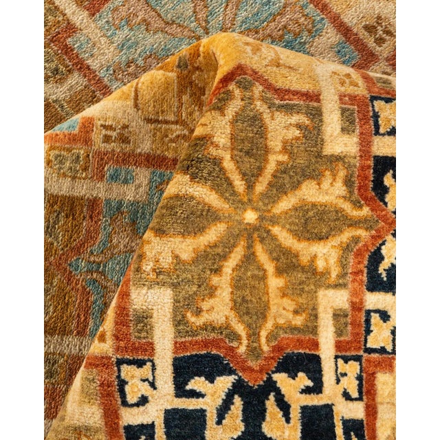 Textile Mogul, One-of-a-Kind Hand-Knotted Area Rug - Ivory, 6' 0" x 9' 0" For Sale - Image 7 of 8