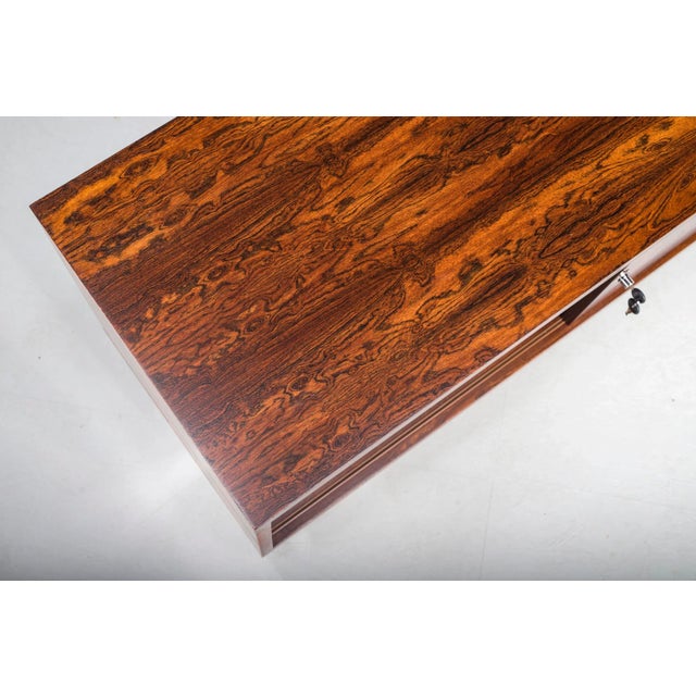 Mid-Century Modern Mid-Century Wood Veneer Sideboard with Chrome Legs, 1960s For Sale - Image 3 of 18