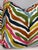 Transitional Embroidered Zebra in Multi 22" Pillows-a Pair For Sale - Image 3 of 3