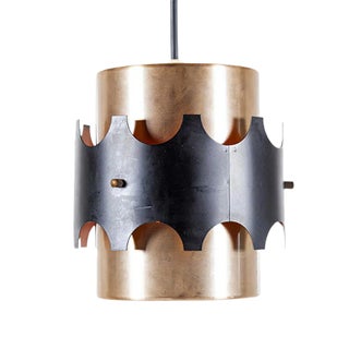 Mid-Century Modern Danish Brass and Metal Pendant by Werner Schou for Coronell For Sale