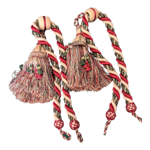 Pair of Robert Allen Sashiel Aurora France Curtain Drapery Tie-Back Tassels