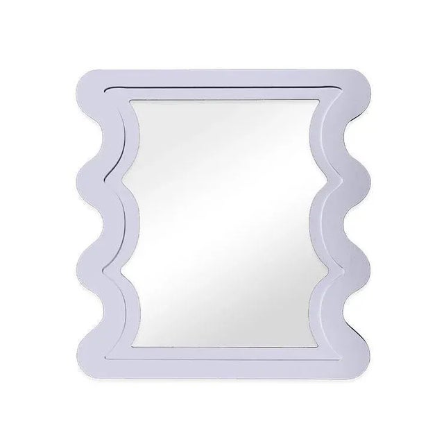 Contemporary Fleur Home Carnival Mystic Rectangle Mirror in Spring Iris, 24x36 For Sale - Image 3 of 3