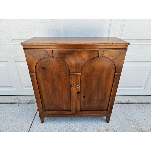 1950s Pine Shop Original Hallway Cabinet For Sale - Image 5 of 12