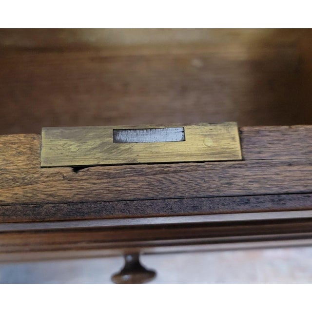 Louis Philippe Flat Desk in Walnut For Sale - Image 5 of 11