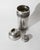 Vintage Art Deco Style Pewter Cocktail Shaker with Strainer Lid and Ice Bucket with Scoop, Set of 3 For Sale - Image 6 of 13