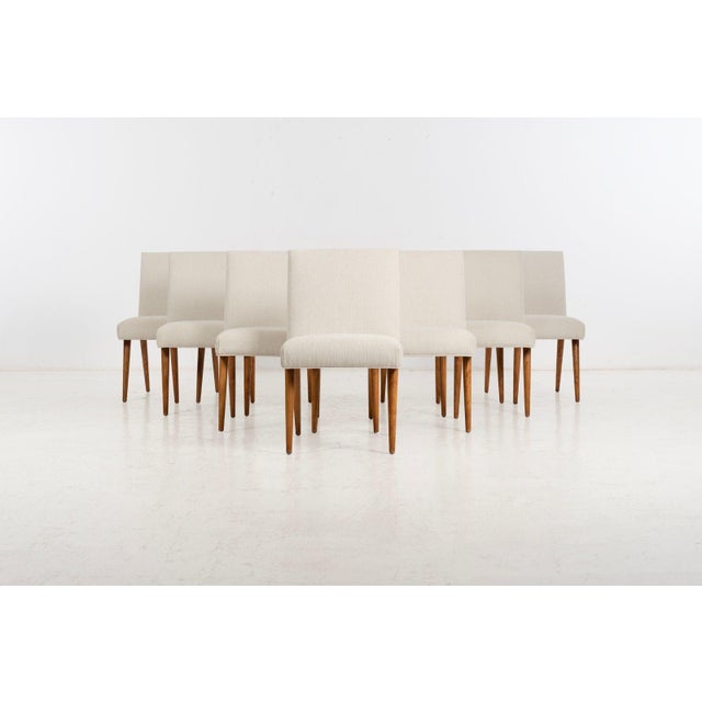 Mid-Century Modern t.h. Robsjohn-Gibbings for Widdicomb Dining Chairs – Set of Eight, 1955 For Sale - Image 3 of 15