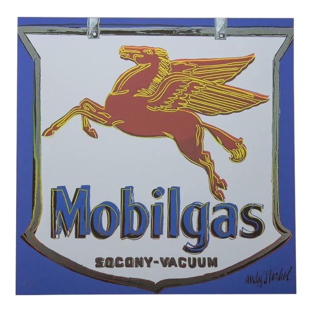 1986 Carnegie Museum of Art After Andy Warhol "Mobil" Lithograph For Sale