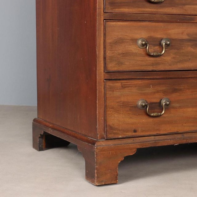 English Secretaire in Mahogany For Sale - Image 9 of 12