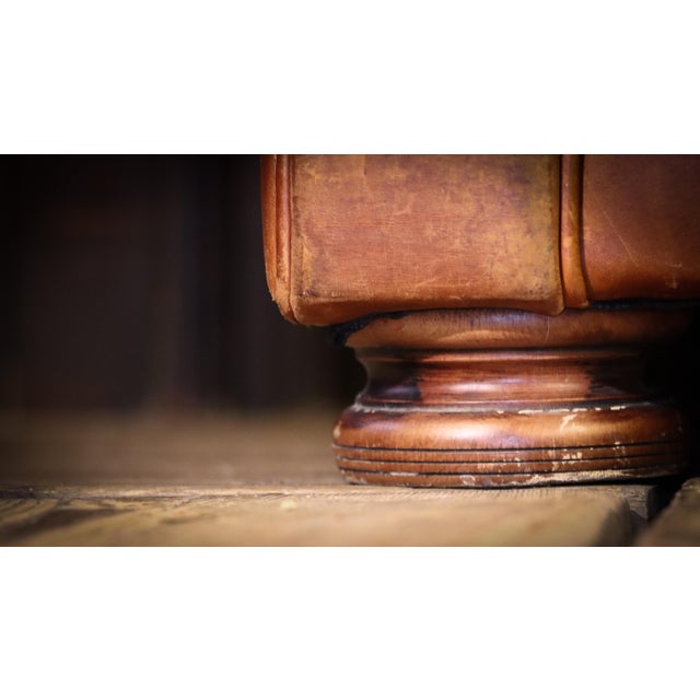 Early 21st Century Vintage Four-Seater Sofa in Leather, 2010s For Sale - Image 5 of 13