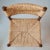 Wooden Chair with Rush Seat and Backrest, 1970s For Sale - Image 4 of 6