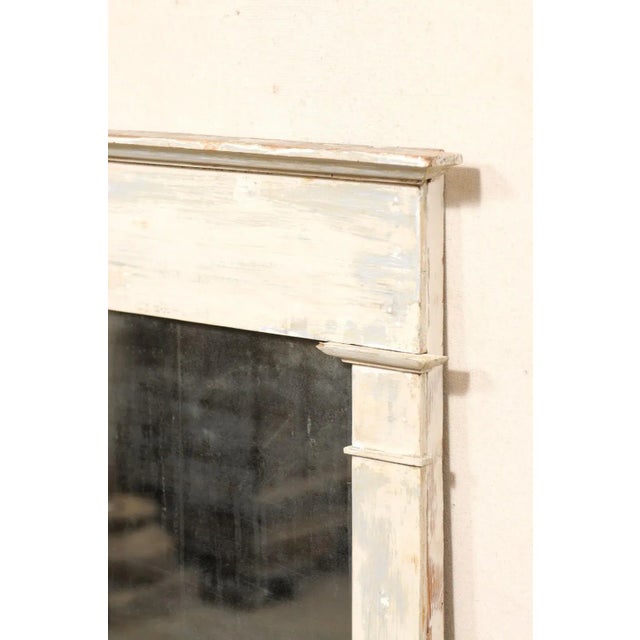 19th Century French Wall Mirror with Original Glass For Sale - Image 4 of 11